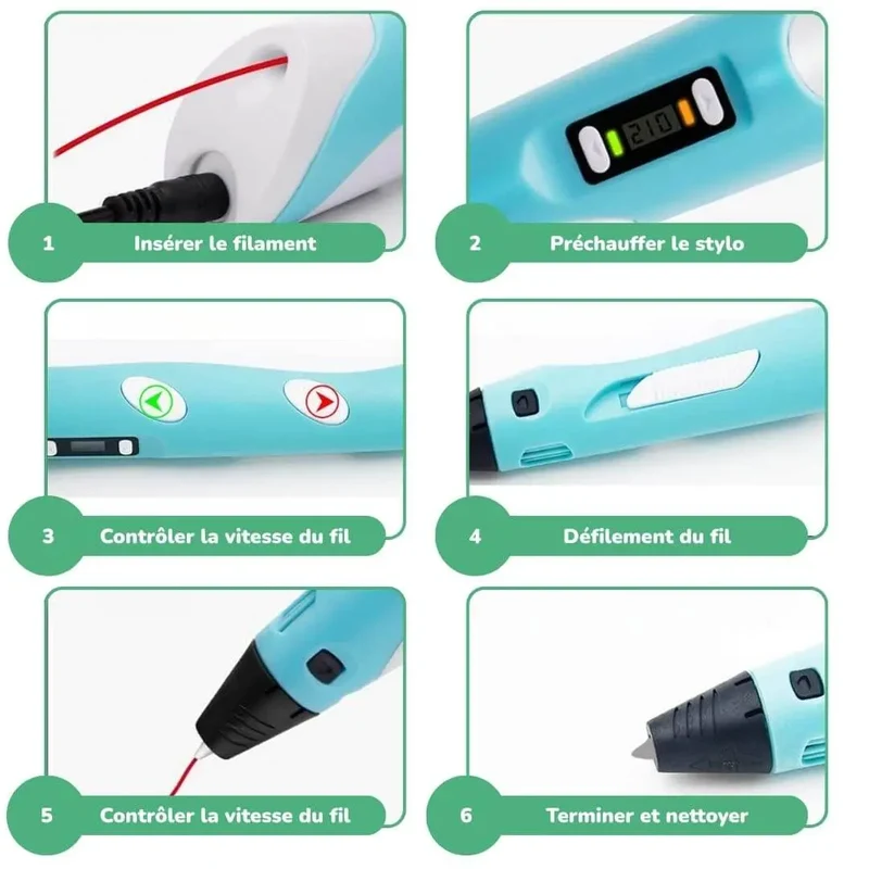 Stylo 3D Inspire™ - Créez en 3D dès 10 ans