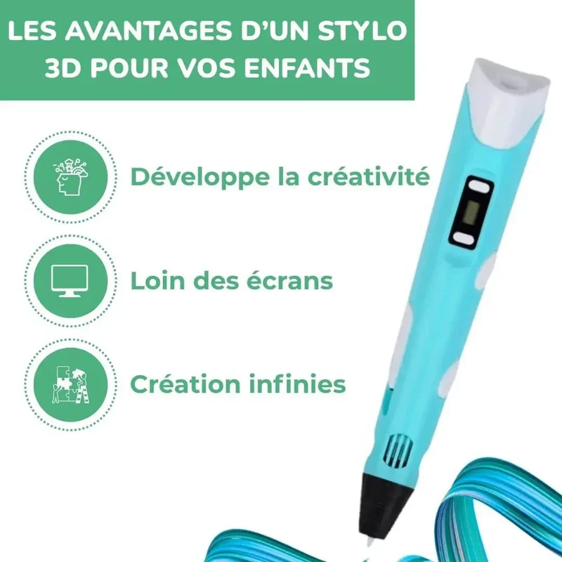 Stylo 3D Inspire™ - Créez en 3D dès 10 ans