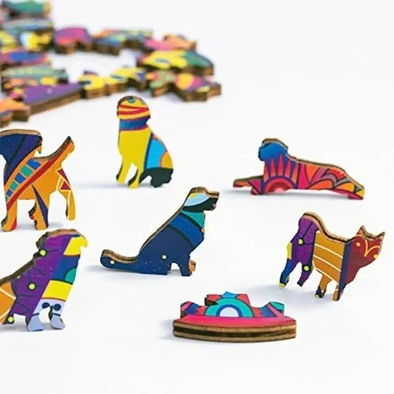 Puzzle en Bois Le Chat Mystique – Mysticat™