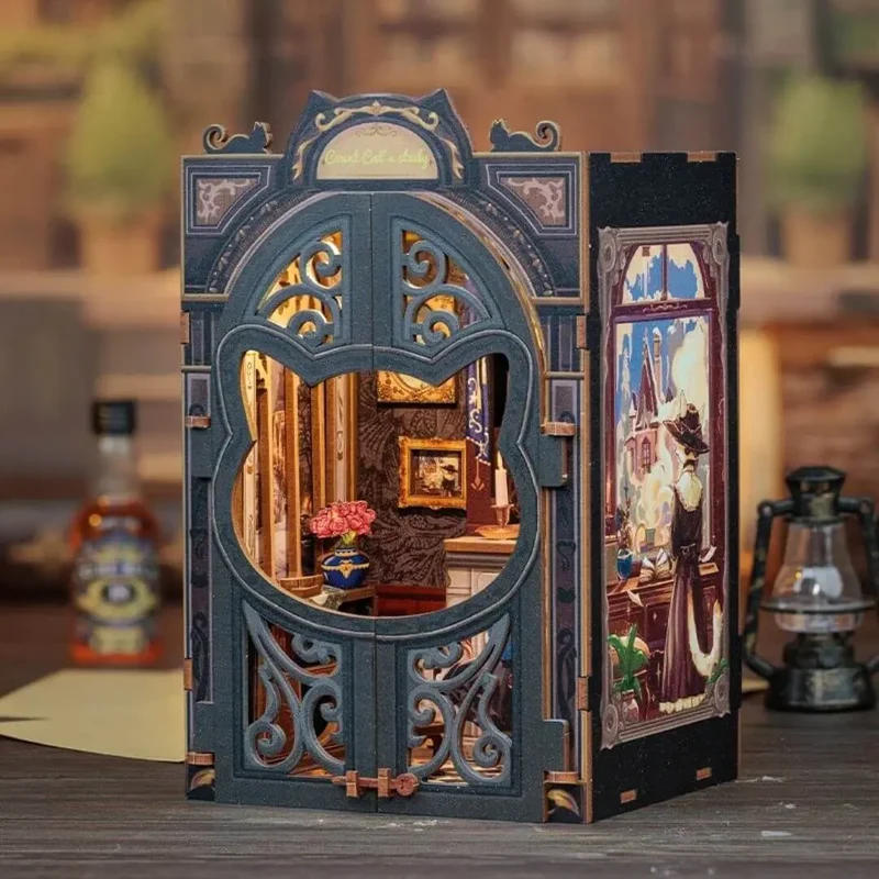 Book Nook Count Cat’s Study – Catelier™