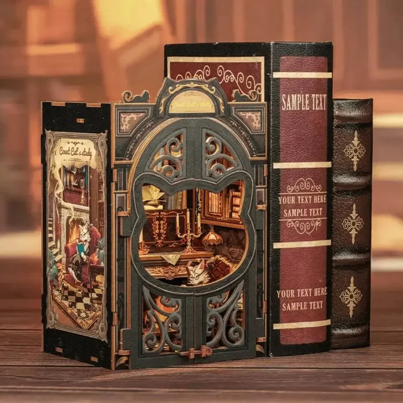 Book Nook Count Cat’s Study – Catelier™