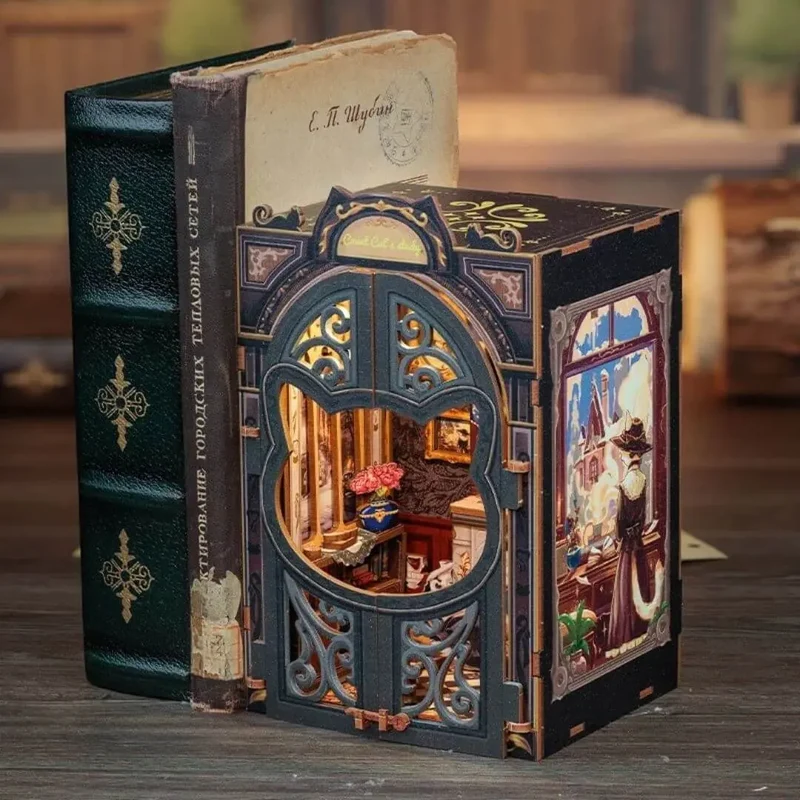 Book Nook Count Cat’s Study – Catelier™