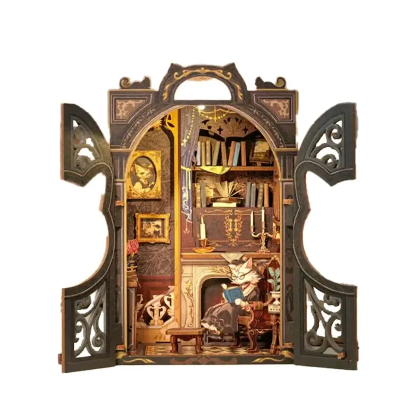 Book Nook Count Cat’s Study – Catelier™
