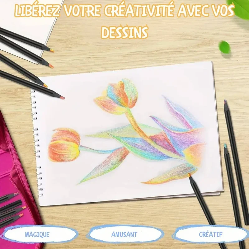Crayon de Couleur Arc-en-Ciel 7 en 1 – RainbowSketch™