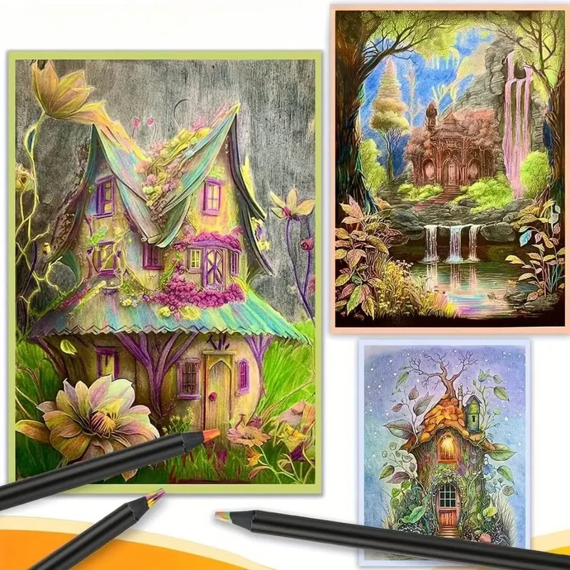 Crayon de Couleur Arc-en-Ciel 7 en 1 – RainbowSketch™