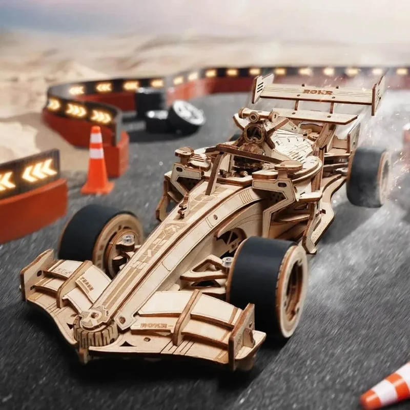 Puzzle 3D Bois Voiture de Course - SpeedRacer™