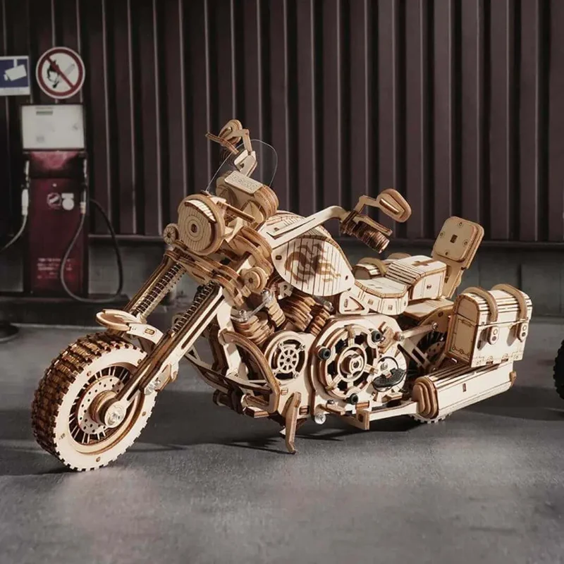 Puzzle 3D Moto en Bois Cruiser - RiderSpirit™