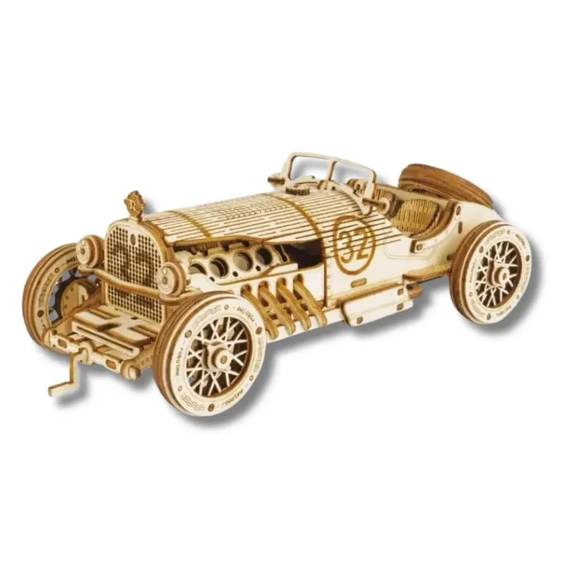 Puzzle 3D en Bois Voiture de Grand Prix - SpeedLegends™