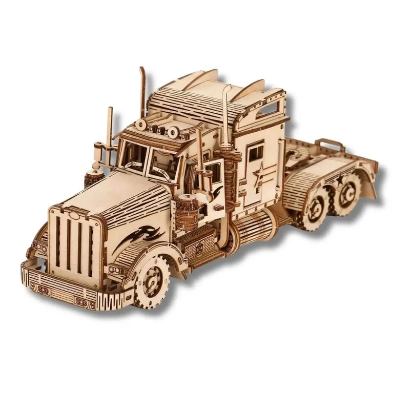 Puzzle 3D en Bois Camion Américain - PowerTruck™
