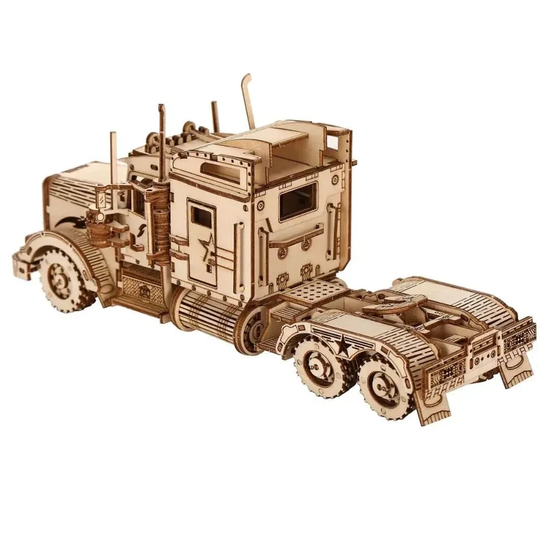 Puzzle 3D en Bois Camion Américain - PowerTruck™