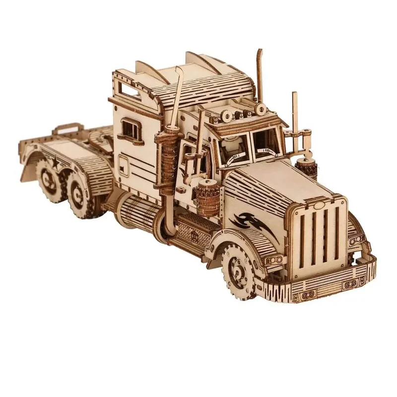 Puzzle 3D en Bois Camion Américain - PowerTruck™