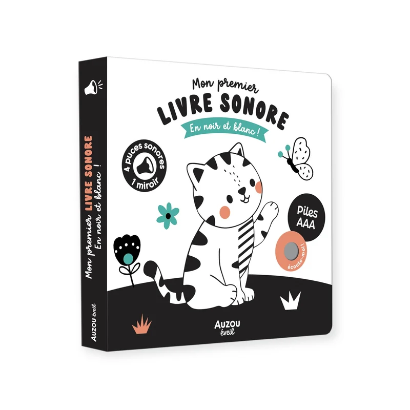 Mon premier livre sonore en noir et blanc