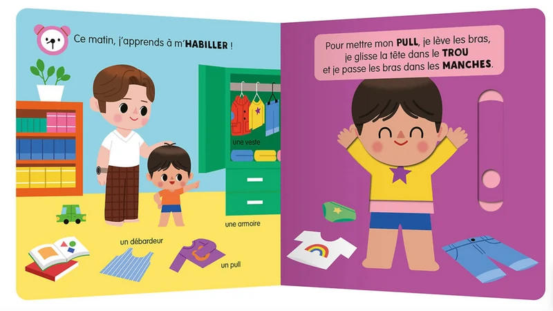 Livre anim'agier | Je m'habille