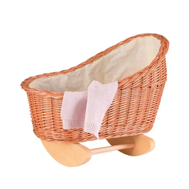 Egmont toys - berceau de poupée en osier 👶1 an+