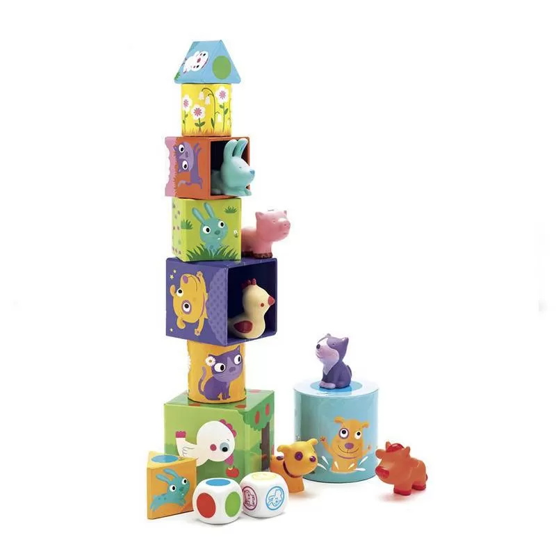 Djeco - Ludamino -3 jeux pour les petits 🧒2 ans+