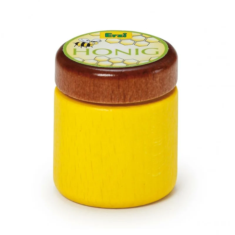 Mini pot de miel pour dinette en bois