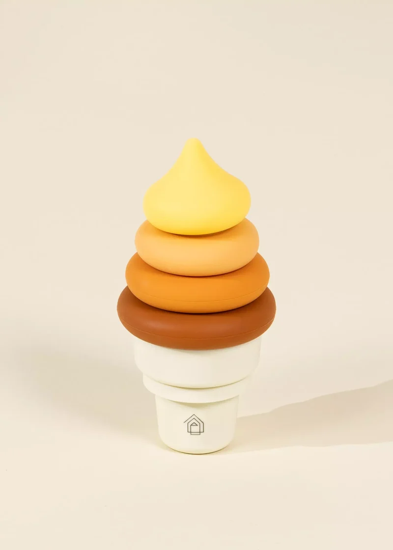 3 Sets of Silicone Stackable Ice Cream Cones (18 pcs)