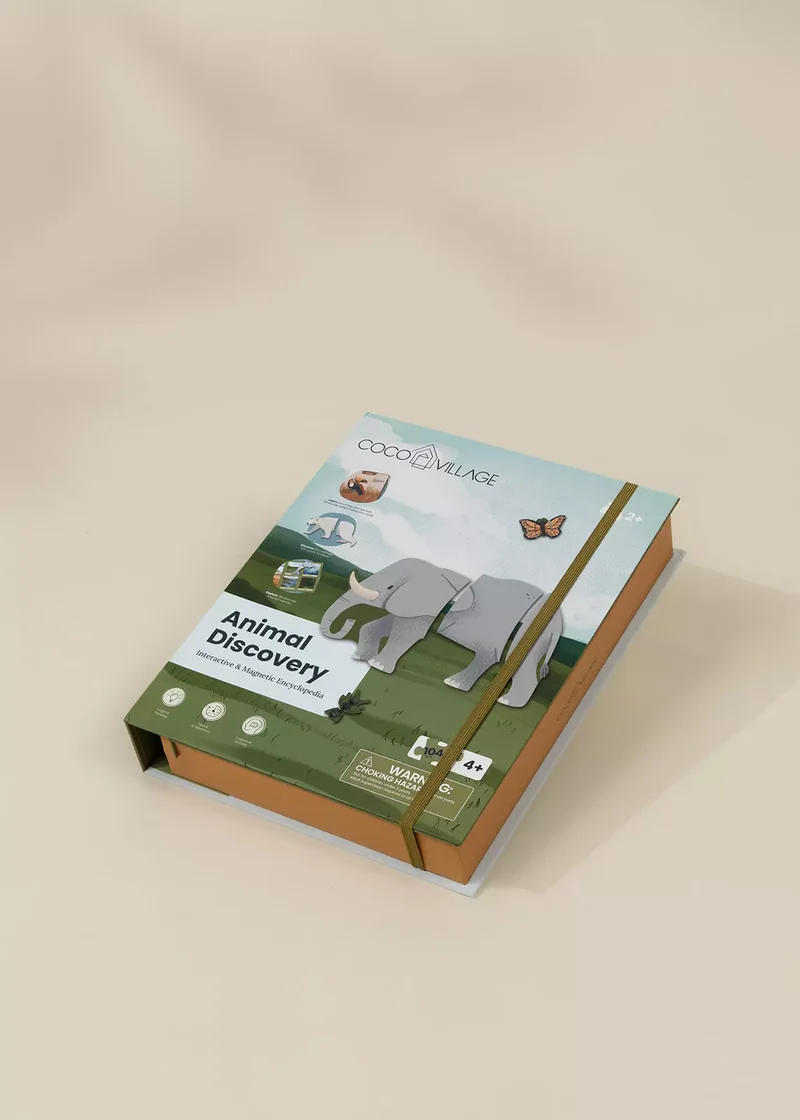 Interactive & Magnetic Encyclopedia – Animal Discovery (English Version)