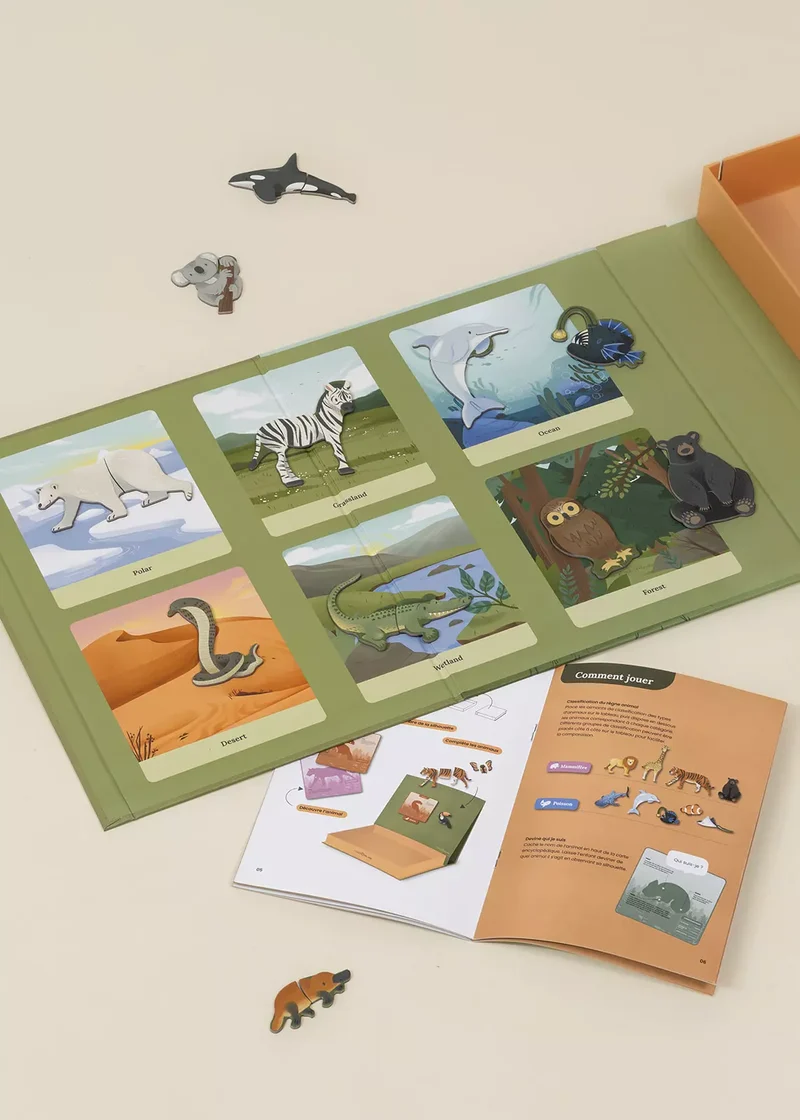 Interactive & Magnetic Encyclopedia – Animal Discovery (English Version)