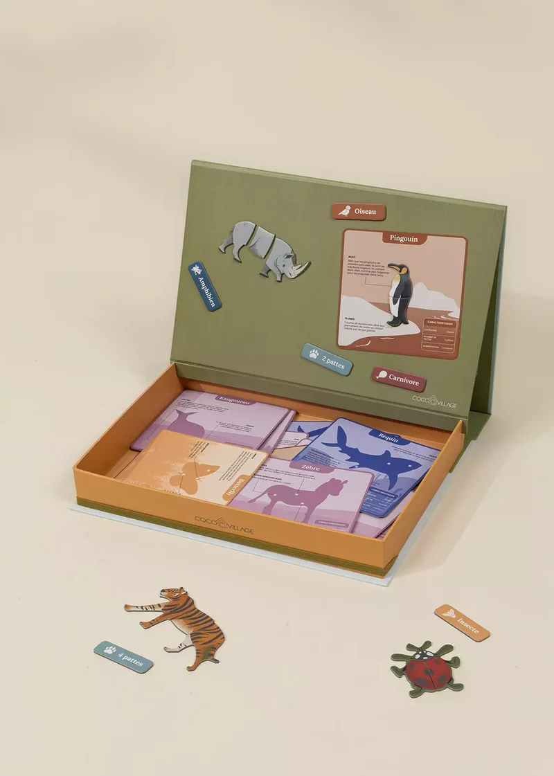 Interactive & Magnetic Encyclopedia – Animal Discovery (English Version)