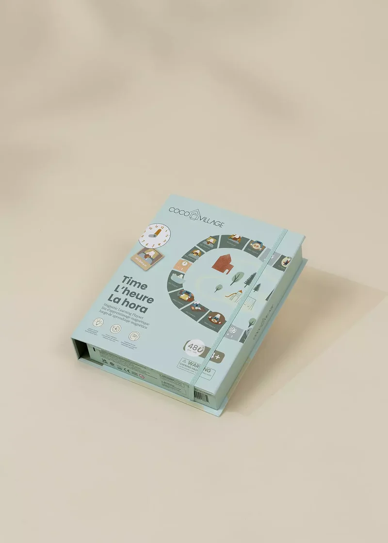 Magnetic Learning Playset – Time