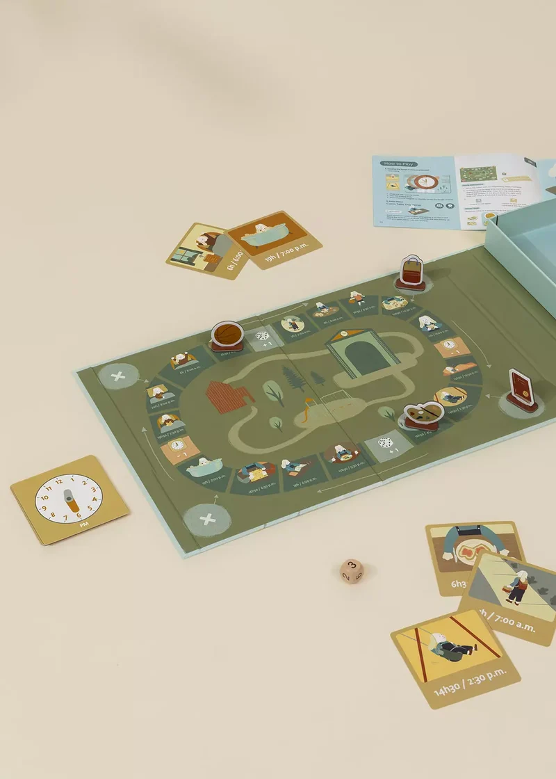 Magnetic Learning Playset – Time