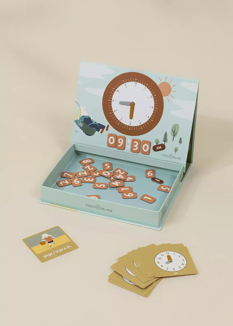 Magnetic Learning Playset – Time