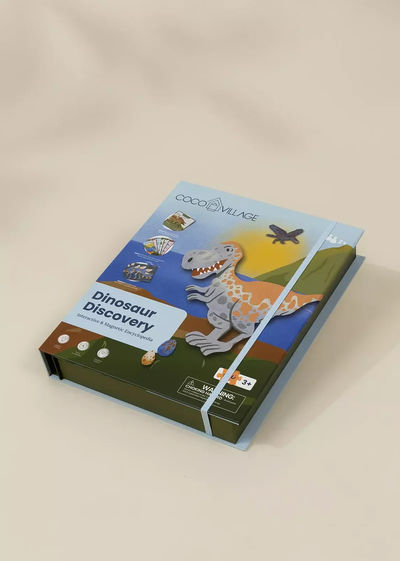 Interactive & Magnetic Encyclopedia – Dinosaur Discovery (English Version)