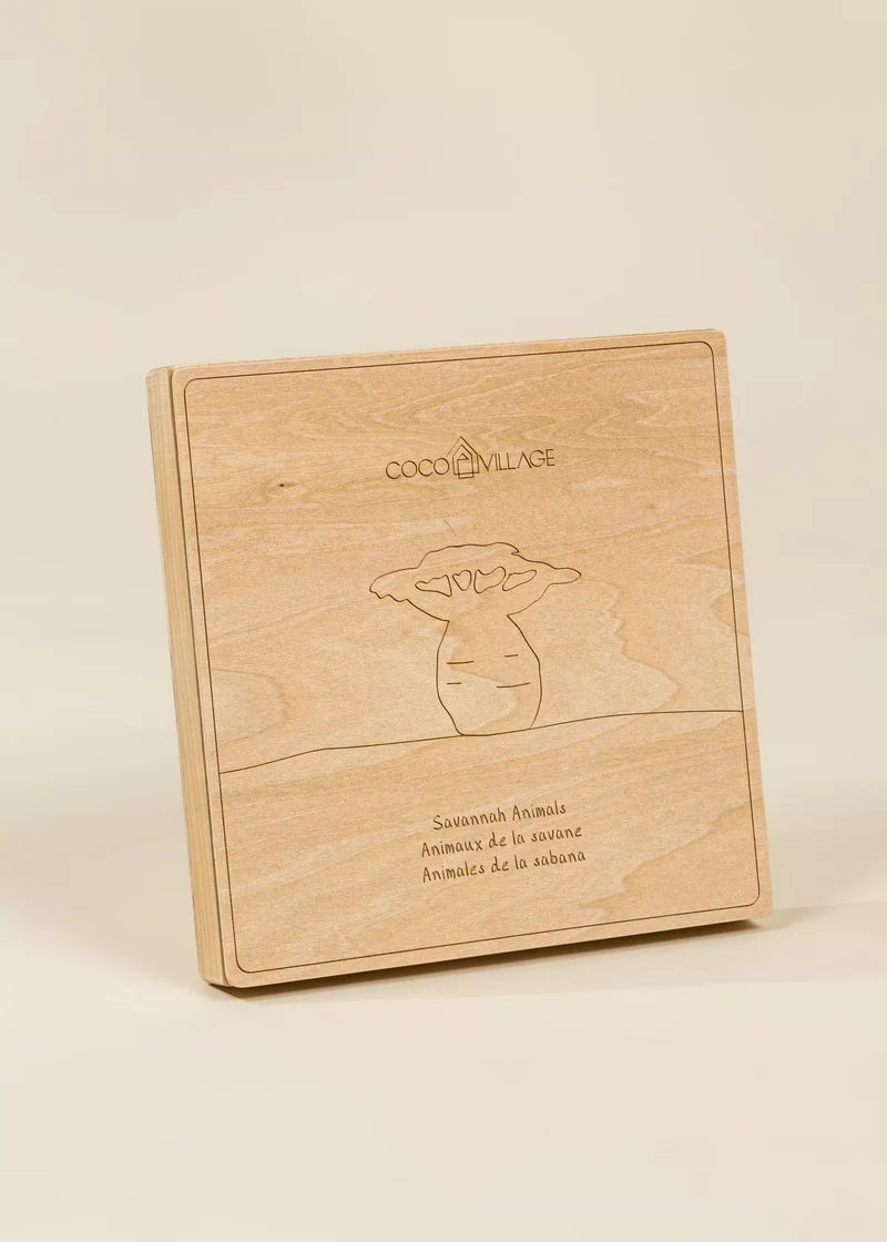 Wooden Balance Puzzle - Safari - 8 pieces