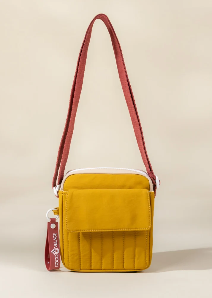 Washable Nylon Crossbody Bag - Golden Hour