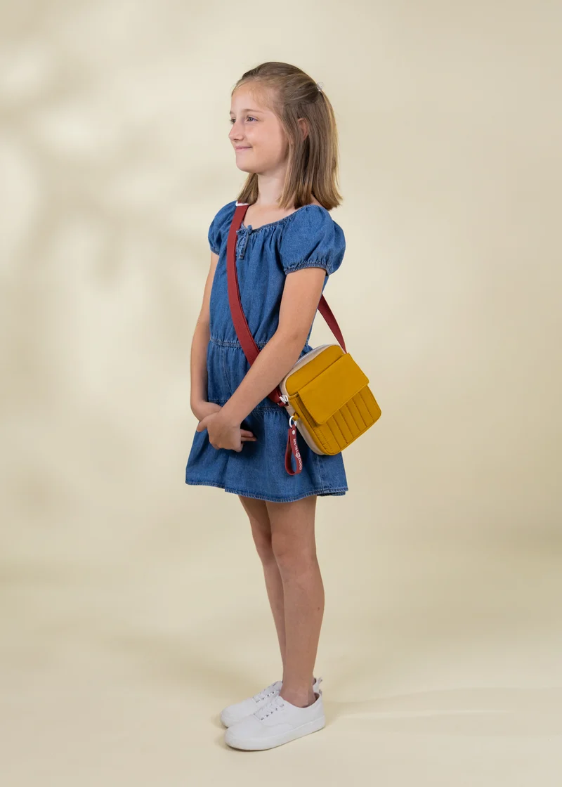 Washable Nylon Crossbody Bag - Golden Hour