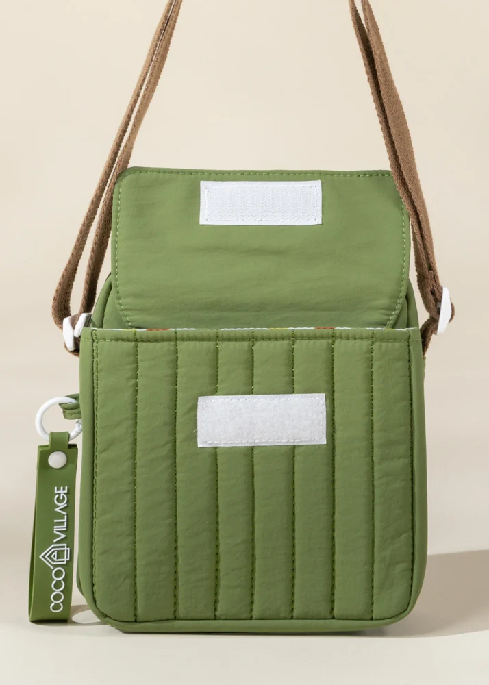 Washable Nylon Crossbody Bag - Earthbound