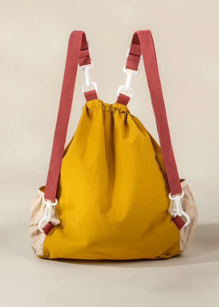 Washable Nylon Gym Bag - Golden Hour