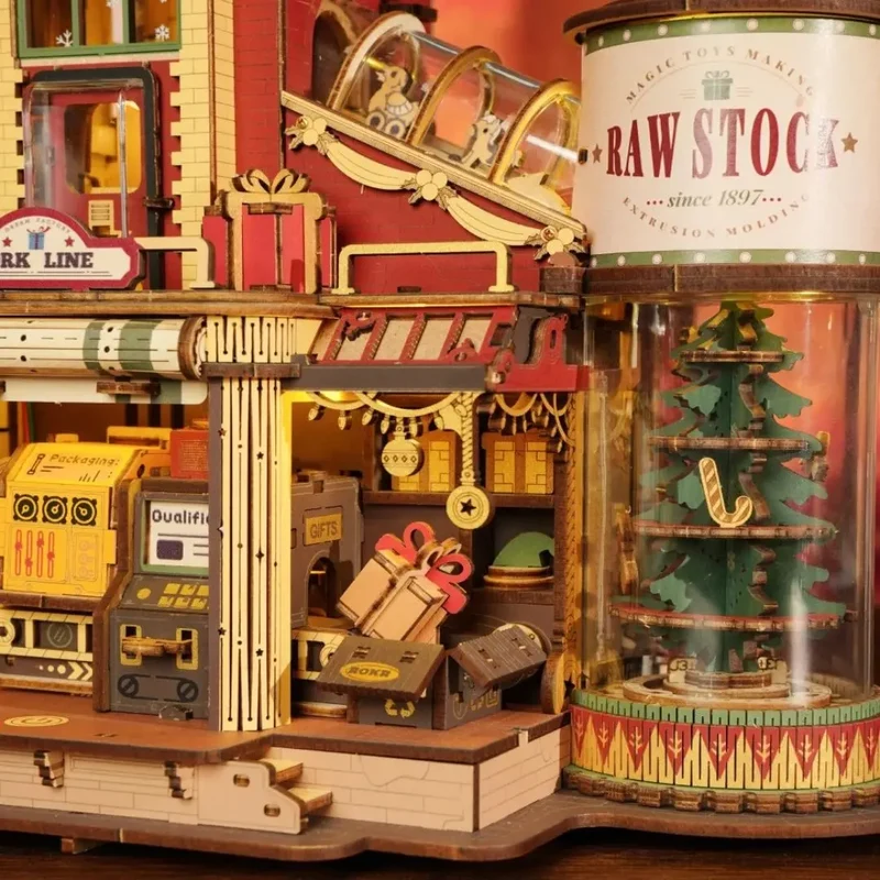 Boîte à Musique Noël 3D à Assembler – DreamFactory™
