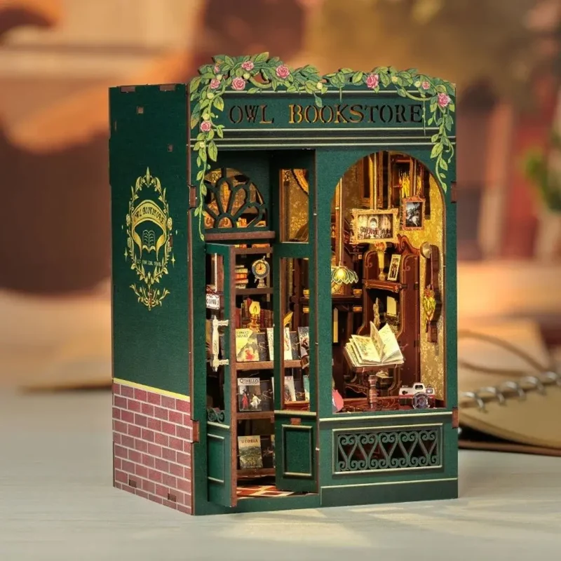 Book Nook Librairie Miniature – Owl Bookstore™