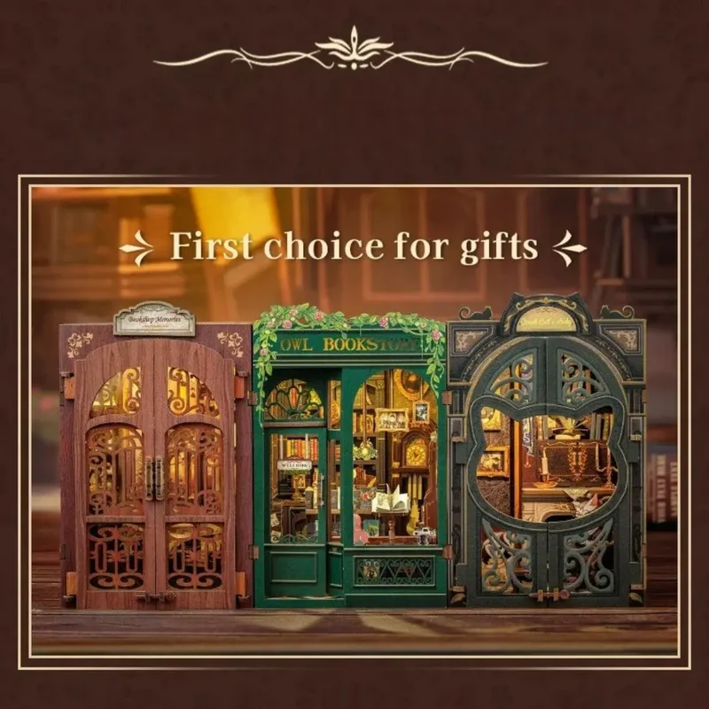 Book Nook Librairie Miniature – Owl Bookstore™