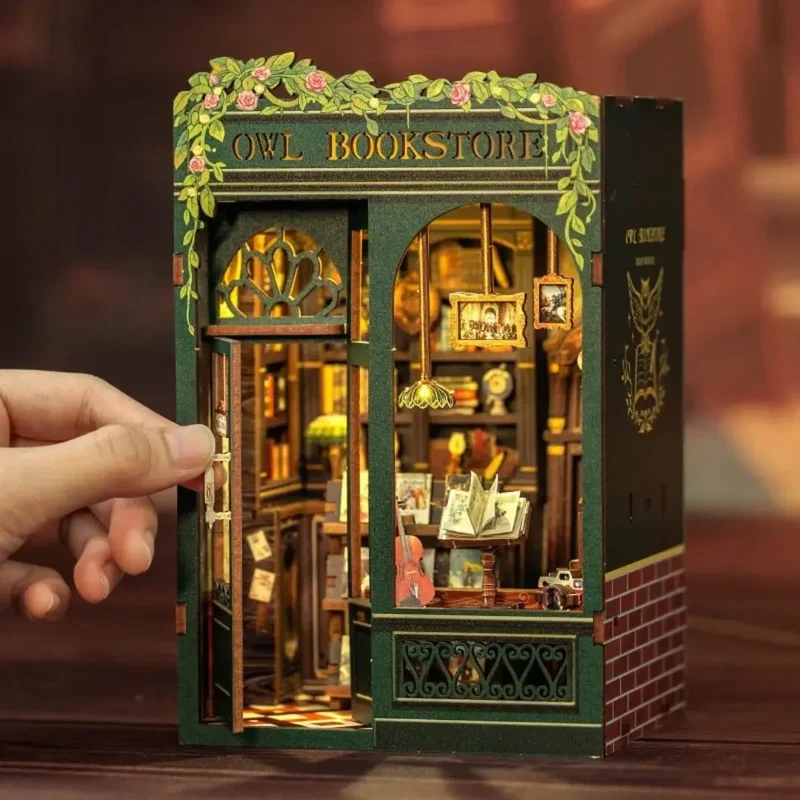 Book Nook Librairie Miniature – Owl Bookstore™