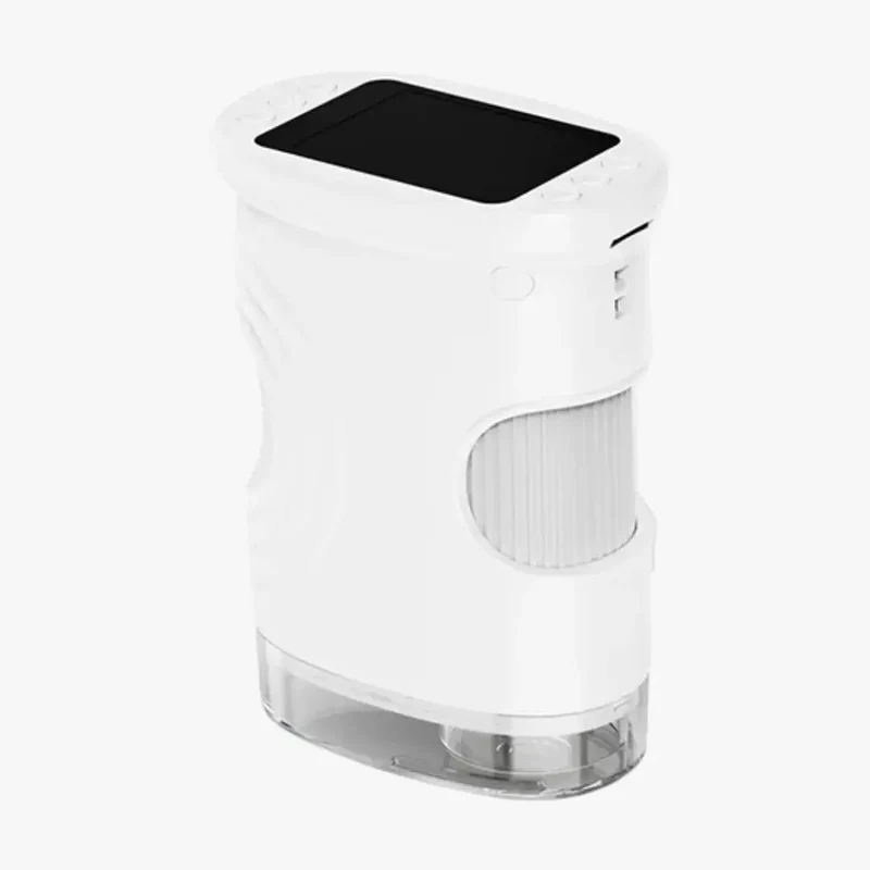Microscope Enfant avec Écran 5 cm et Zoom 1000x Blanc – Dès 6 Ans
