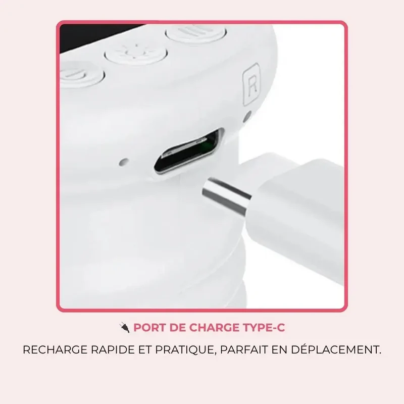 Microscope Enfant avec Écran 5 cm et Zoom 1000x Blanc – Dès 6 Ans