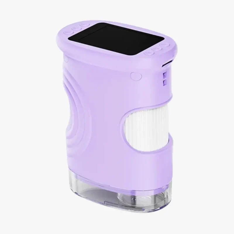 Microscope Enfant avec Écran 5 cm et Zoom 1000x Violet – Dès 6 Ans