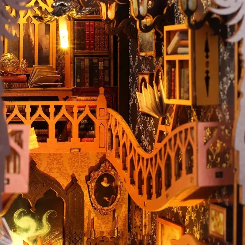 Kit DIY Book Nook Magic Library - SpellBound™