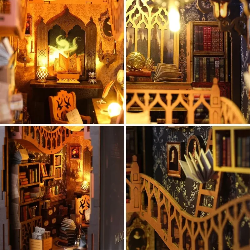Kit DIY Book Nook Magic Library - SpellBound™