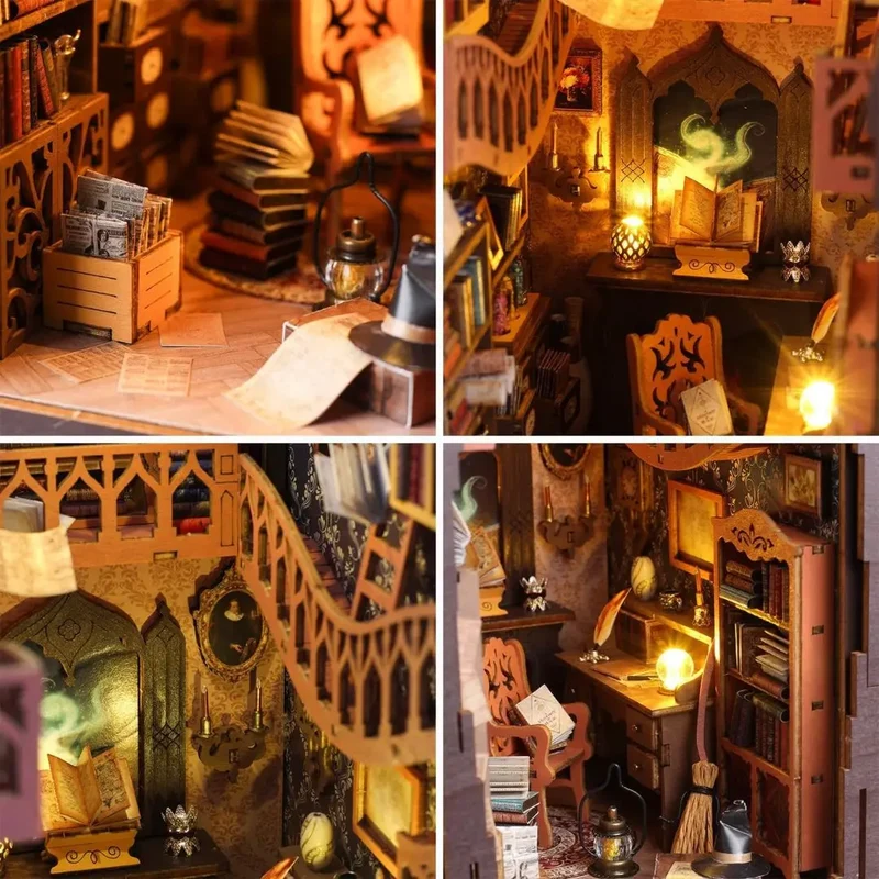 Kit DIY Book Nook Magic Library - SpellBound™