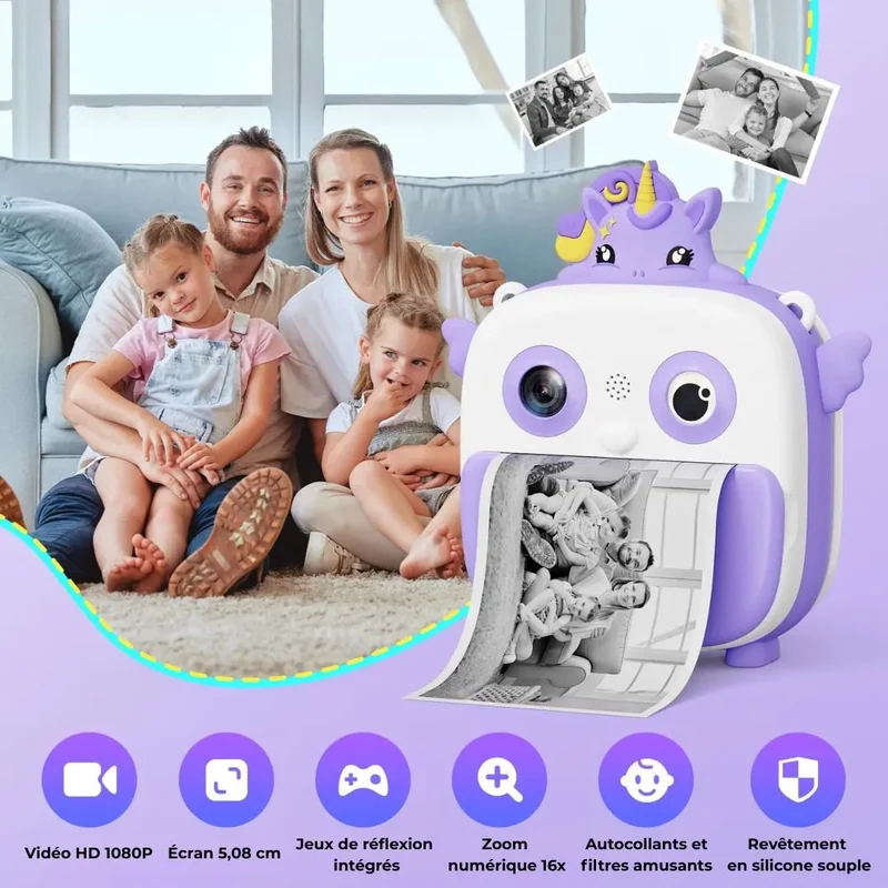 Appareil Photo Instantané Licorne Violet – UnicornCam™