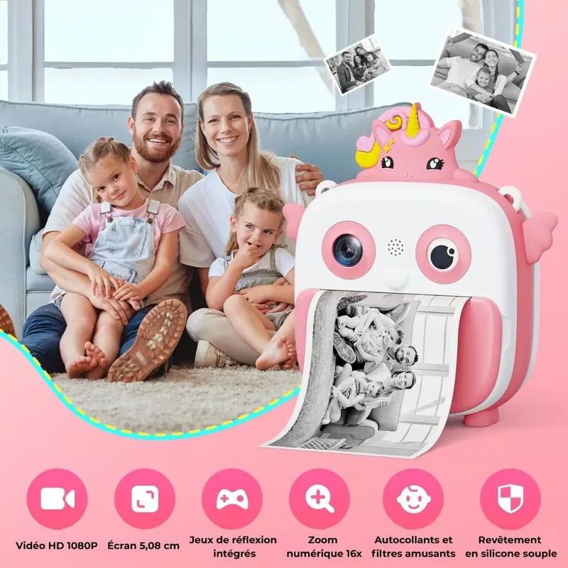 Appareil Photo Instantané Licorne Rose – UnicornCam™