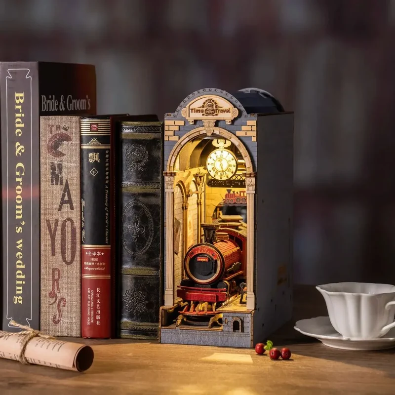 Kit DIY Book Nook Time Travel - SteamGate™