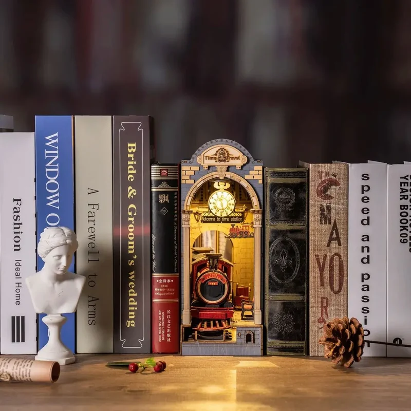 Kit DIY Book Nook Time Travel - SteamGate™