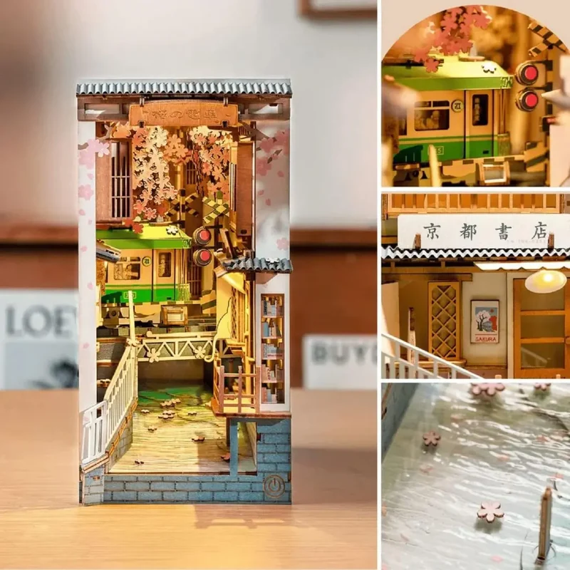 Kit DIY Book Nook Sakura Densya - TokyoRail™