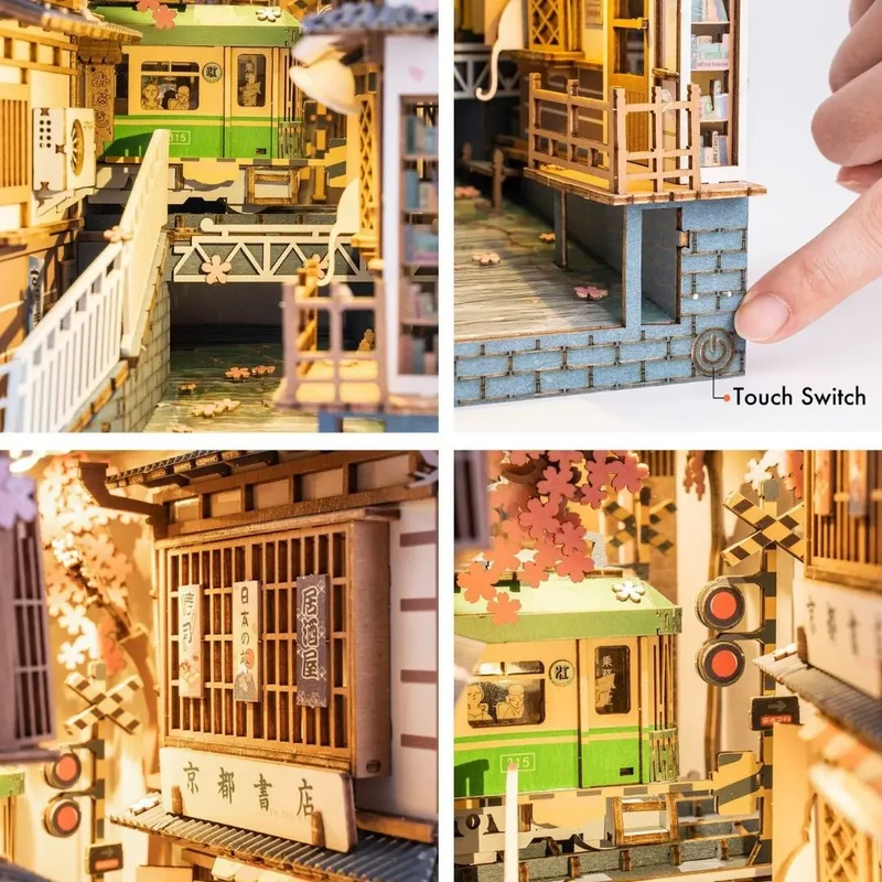 Kit DIY Book Nook Sakura Densya - TokyoRail™