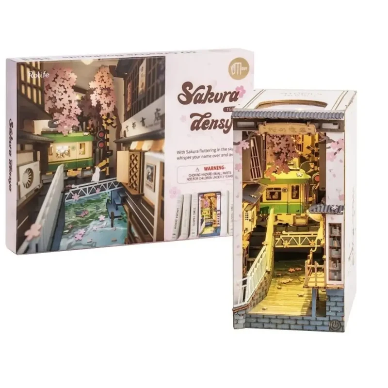 Kit DIY Book Nook Sakura Densya - TokyoRail™